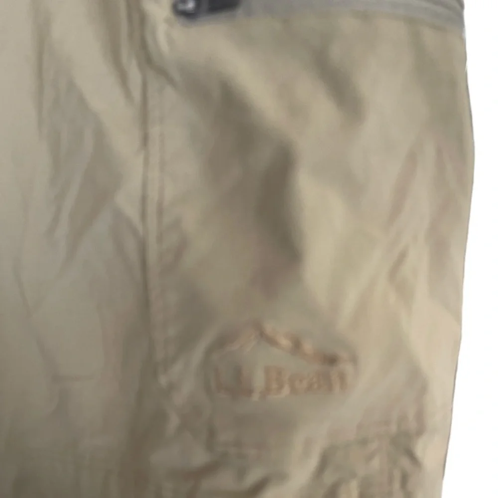 L.L.Bean‎ Mens Tan Cargo Performance Stretch Shorts 34